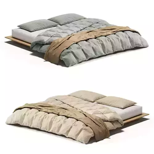 Bed linen set made of soft cotton