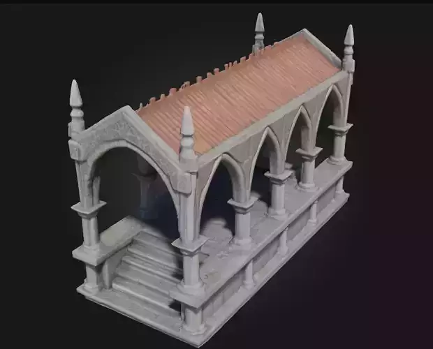 Ancient Stone Pavilion  Shelter from a Forgotten Era