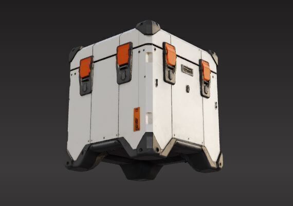sci-fi box capsule 3D print model_4