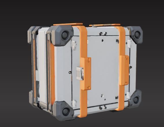 sci-fi box capsule 3D print model_1