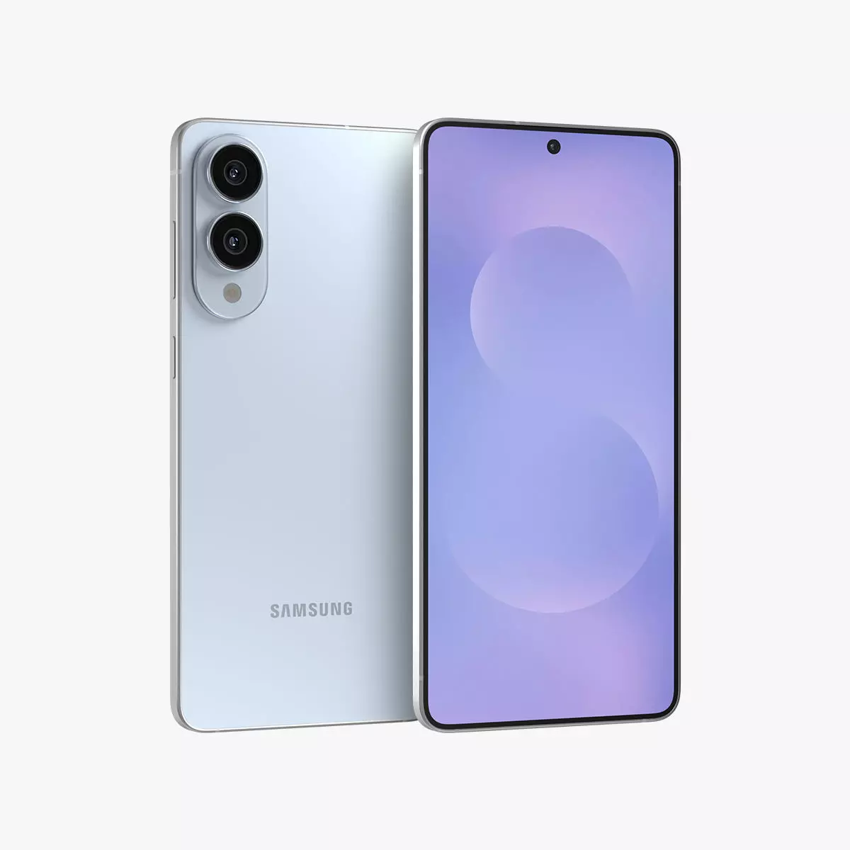Samsung Galaxy S25 Edge Titanium Icyblue 3D model