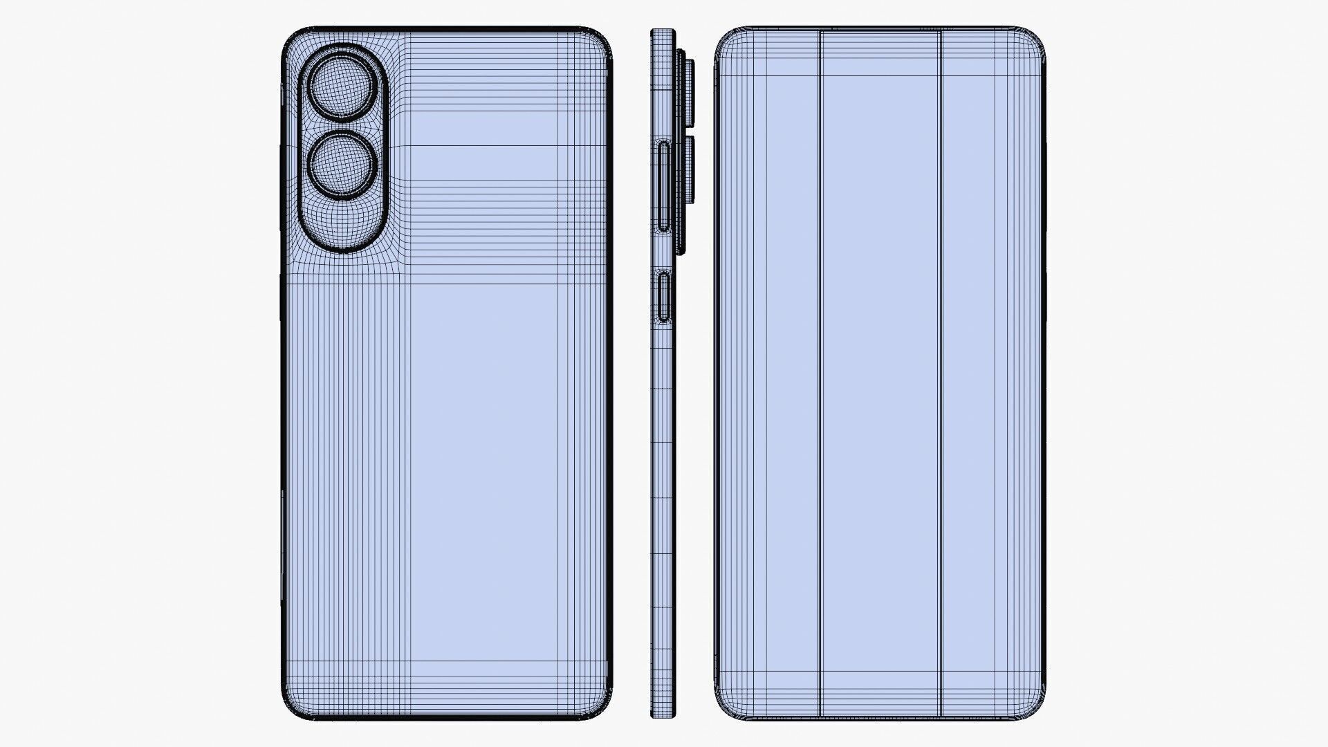 Samsung Galaxy S25 Edge Titanium Jetblack 3D model_13