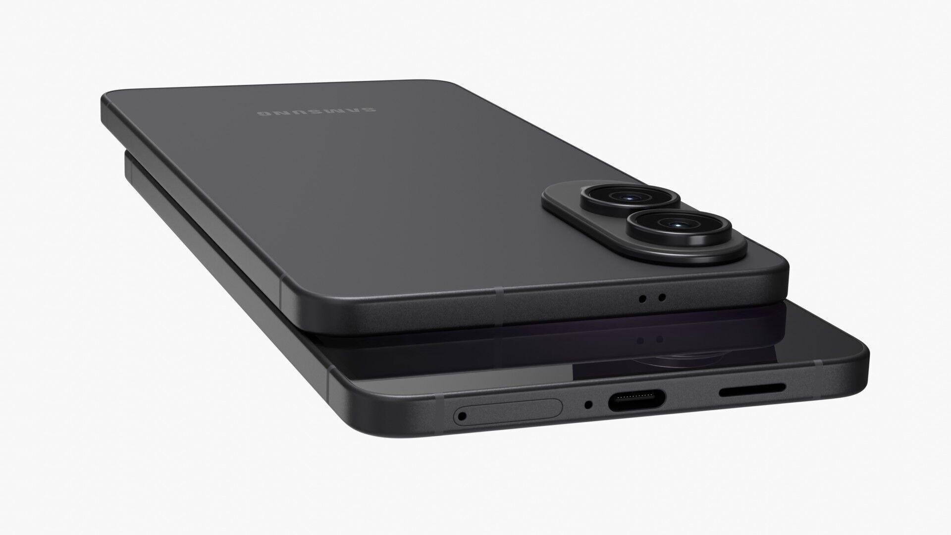 Samsung Galaxy S25 Edge Titanium Jetblack 3D model_8