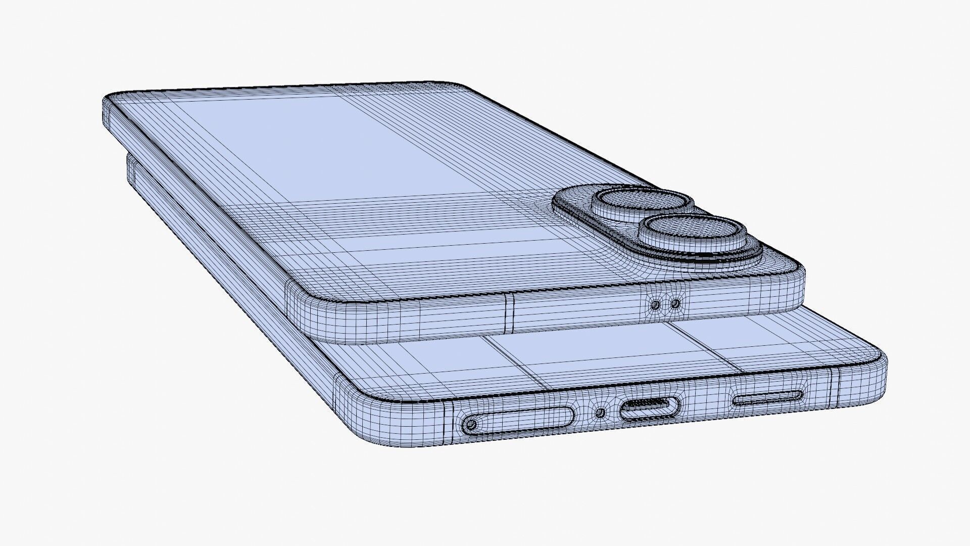 Samsung Galaxy S25 Edge Titanium Jetblack 3D model_18