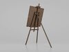 Classic Blackboard Trio - Customizable Standing Writing Boards 3D Model Collection_2