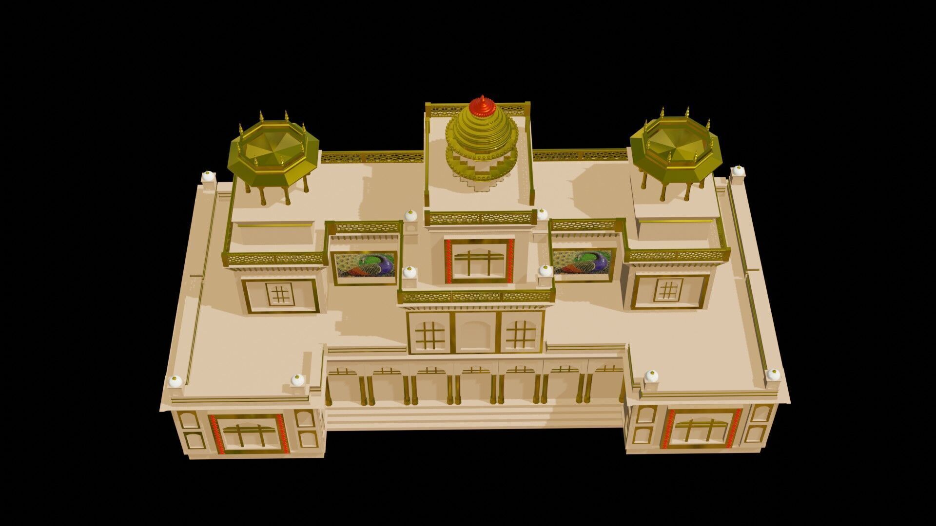 Bhawan 3D model_4