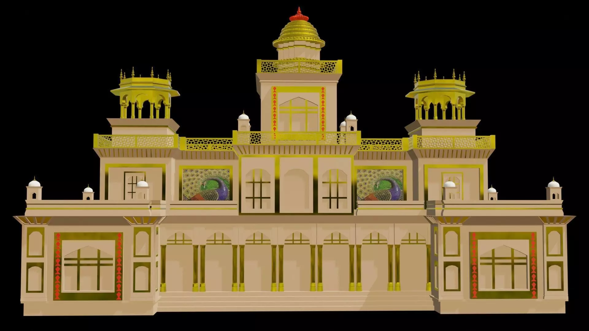 Bhawan 3D model_0