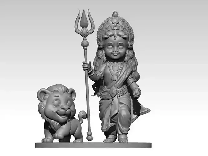 Durga mata 3D print model