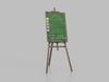 Professional Greenboard Trio - Customizable Writing Boards 3D Model Collection_1