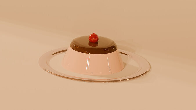 Cutie 3D Pudding 3D model