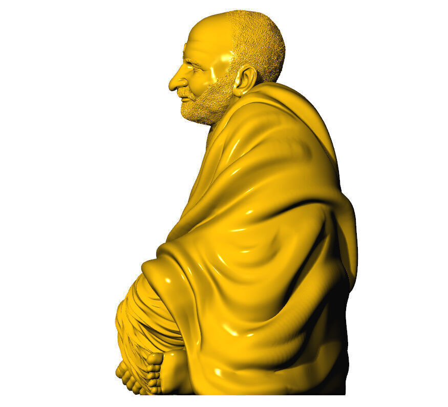 Neem karoli baba 3D 3D print model_5