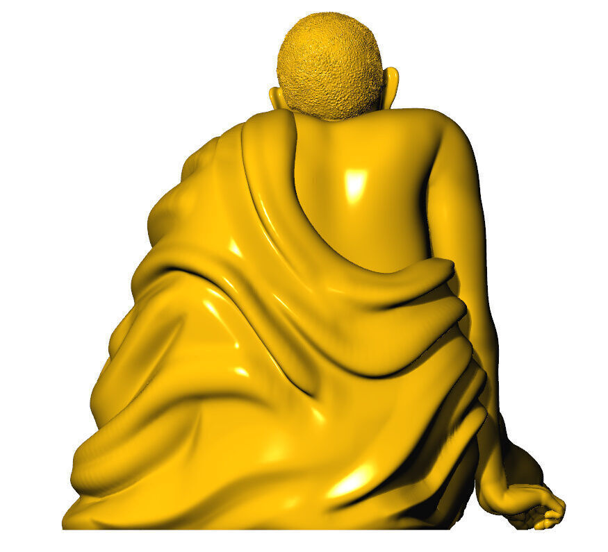 Neem karoli baba 3D 3D print model_3