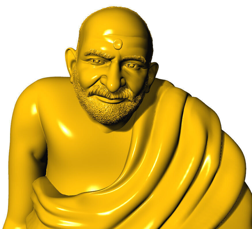 Neem karoli baba 3D 3D print model_6
