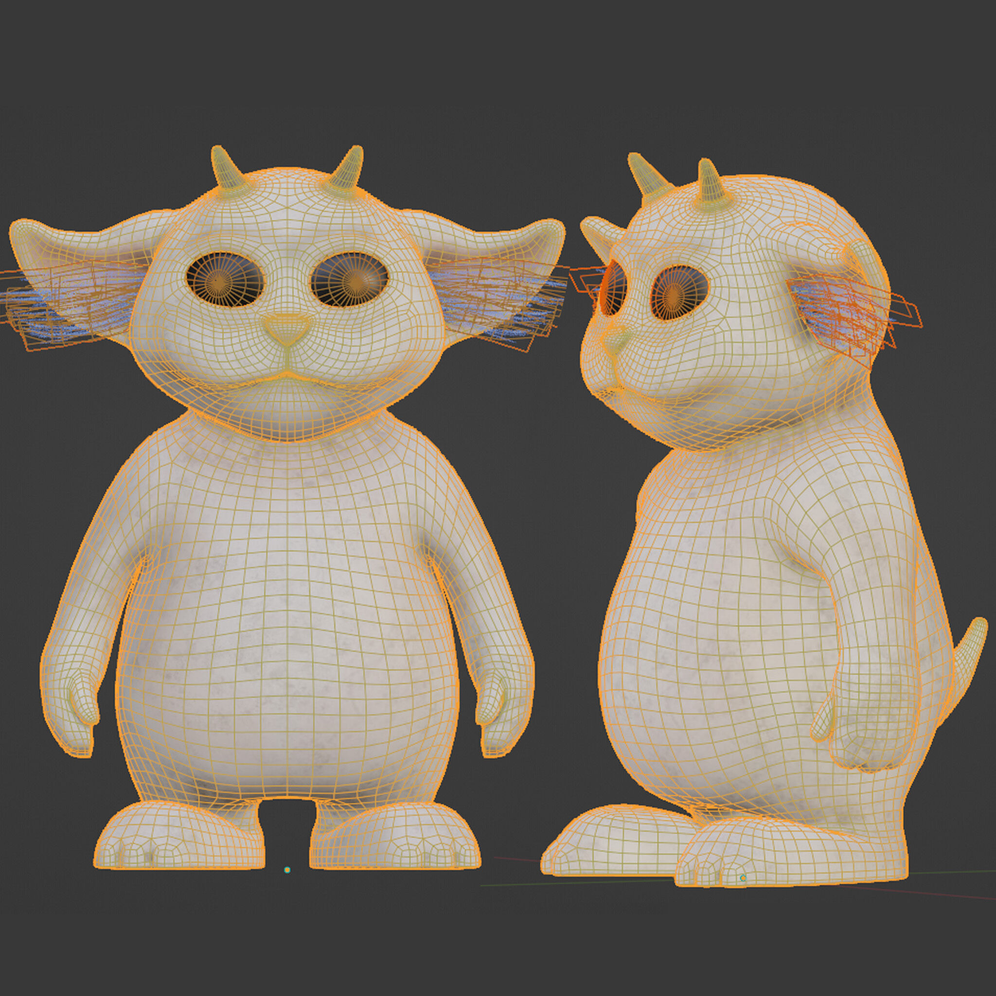 Ned Twenty One Pilots  Low-poly 3D model_1