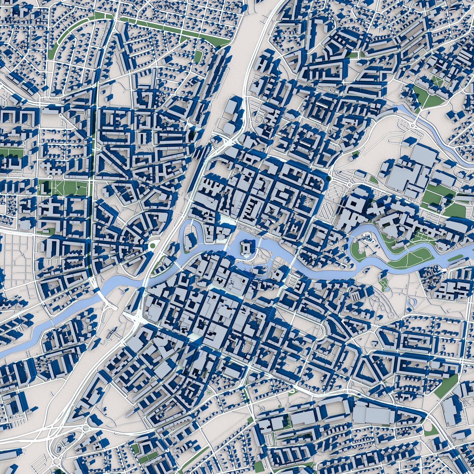 Orebro City Sweden 3D model_3