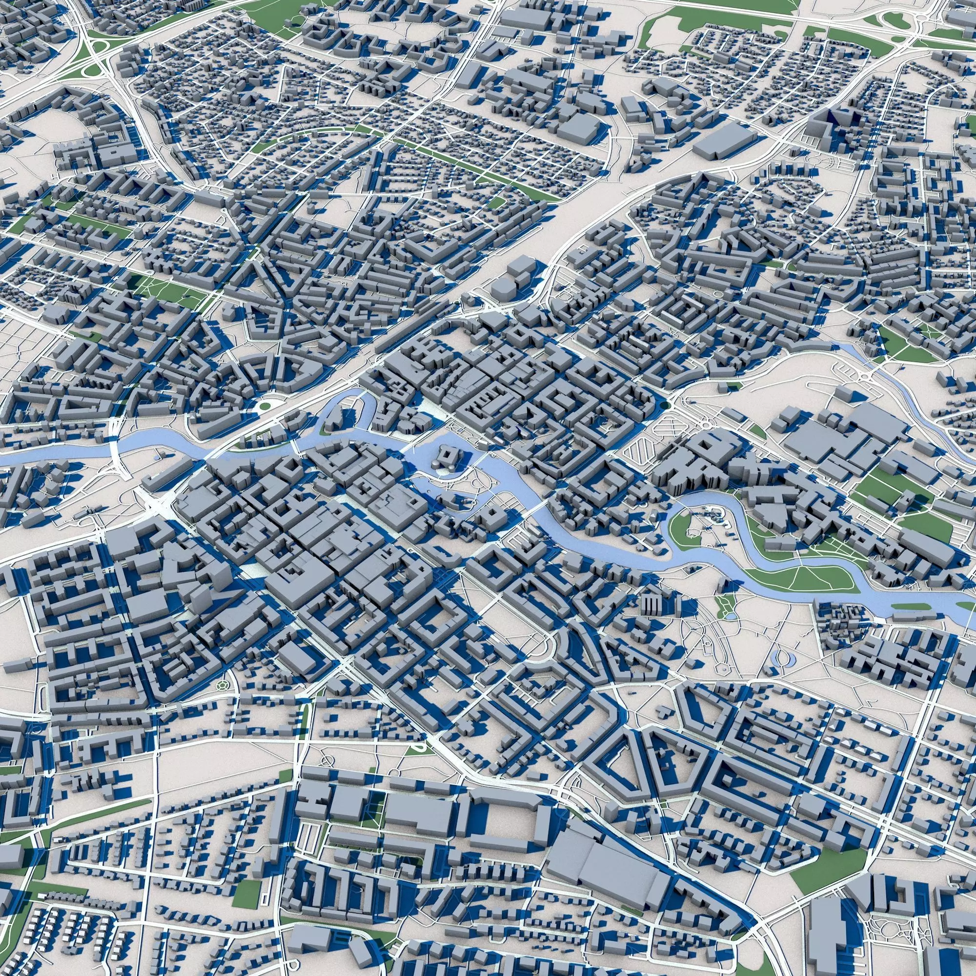 Orebro City Sweden 3D model_0