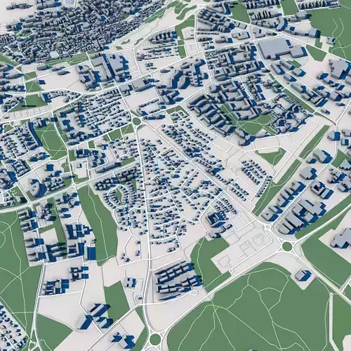 Visby City Gotland Sweden 3D model