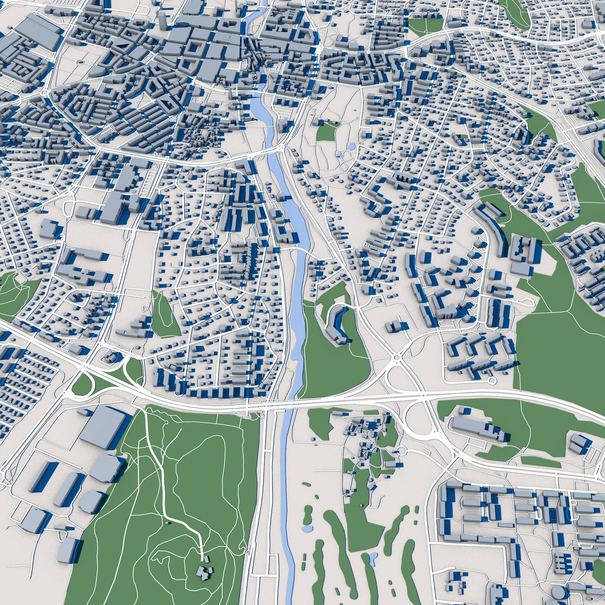 Vasteras City Sweden 3D model_7