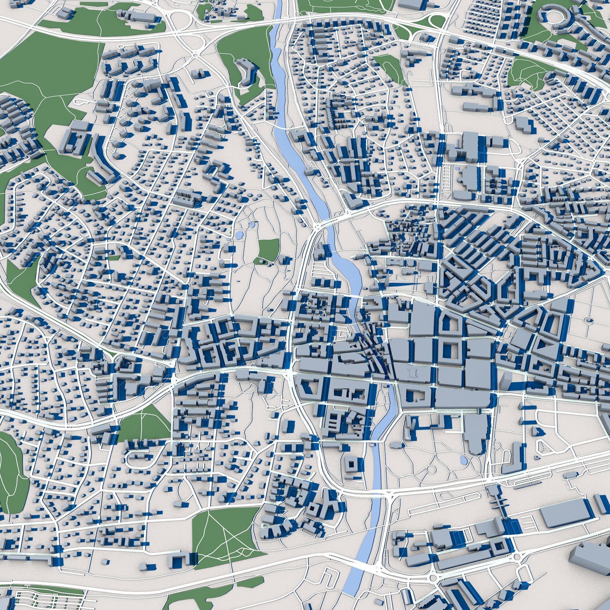 Vasteras City Sweden 3D model_4
