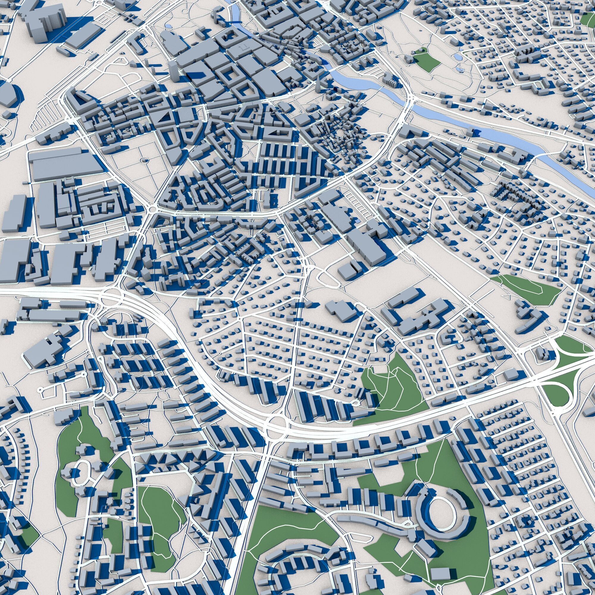 Vasteras City Sweden 3D model_6