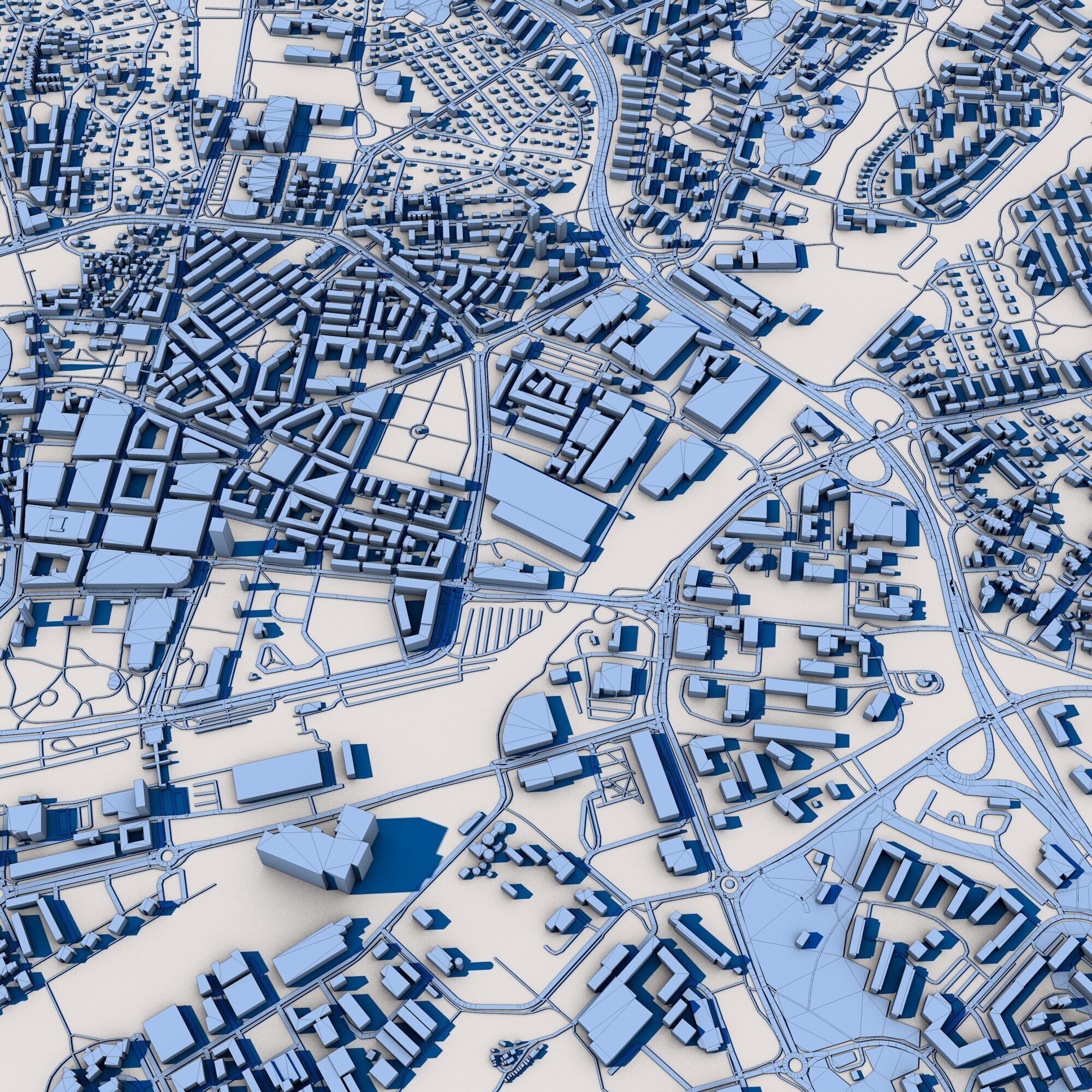 Vasteras City Sweden 3D model_8