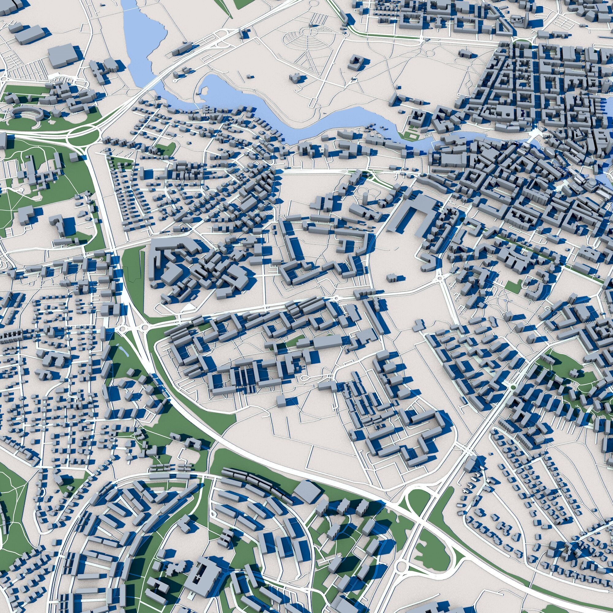 Norrkoping City Sweden 3D model_5