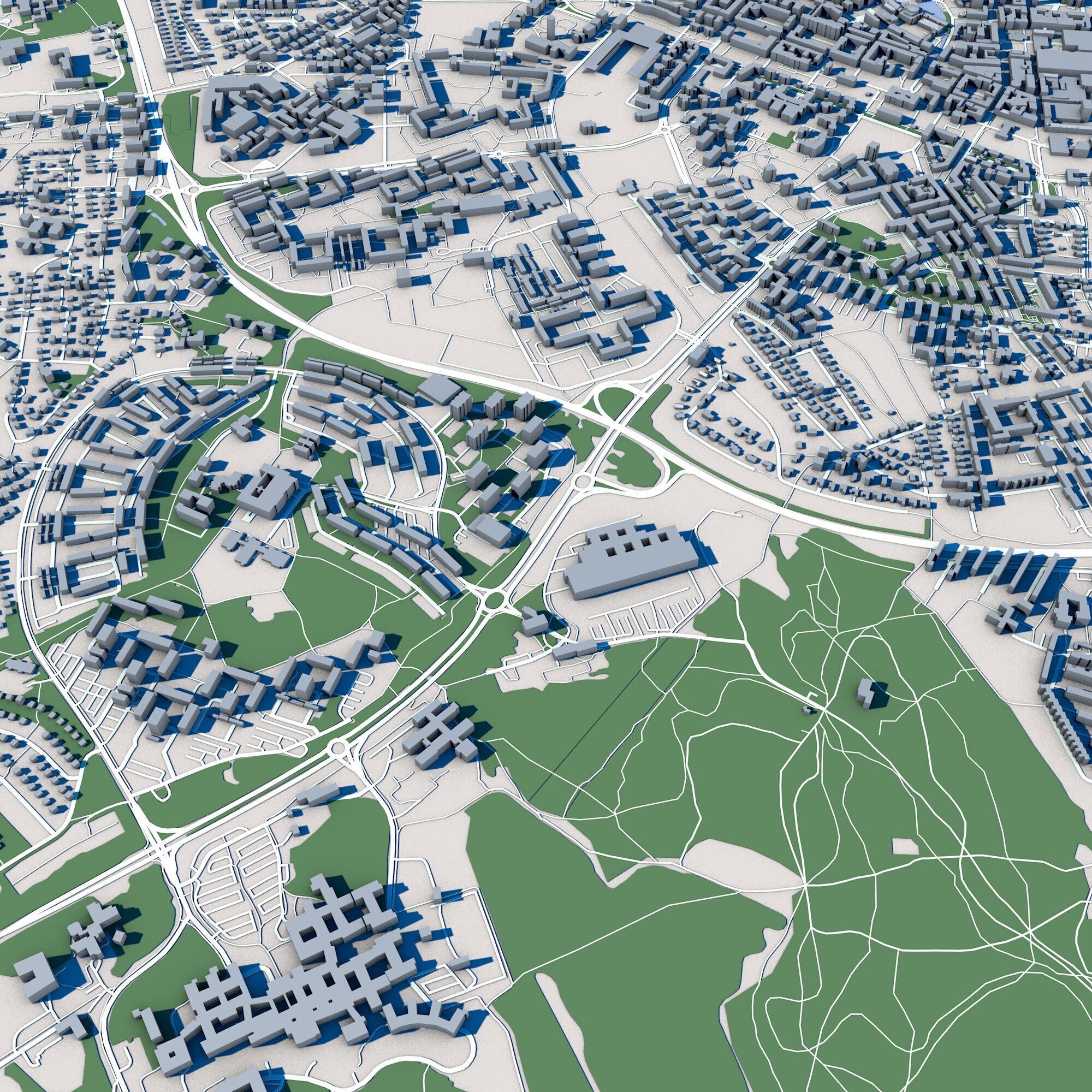 Norrkoping City Sweden 3D model_4
