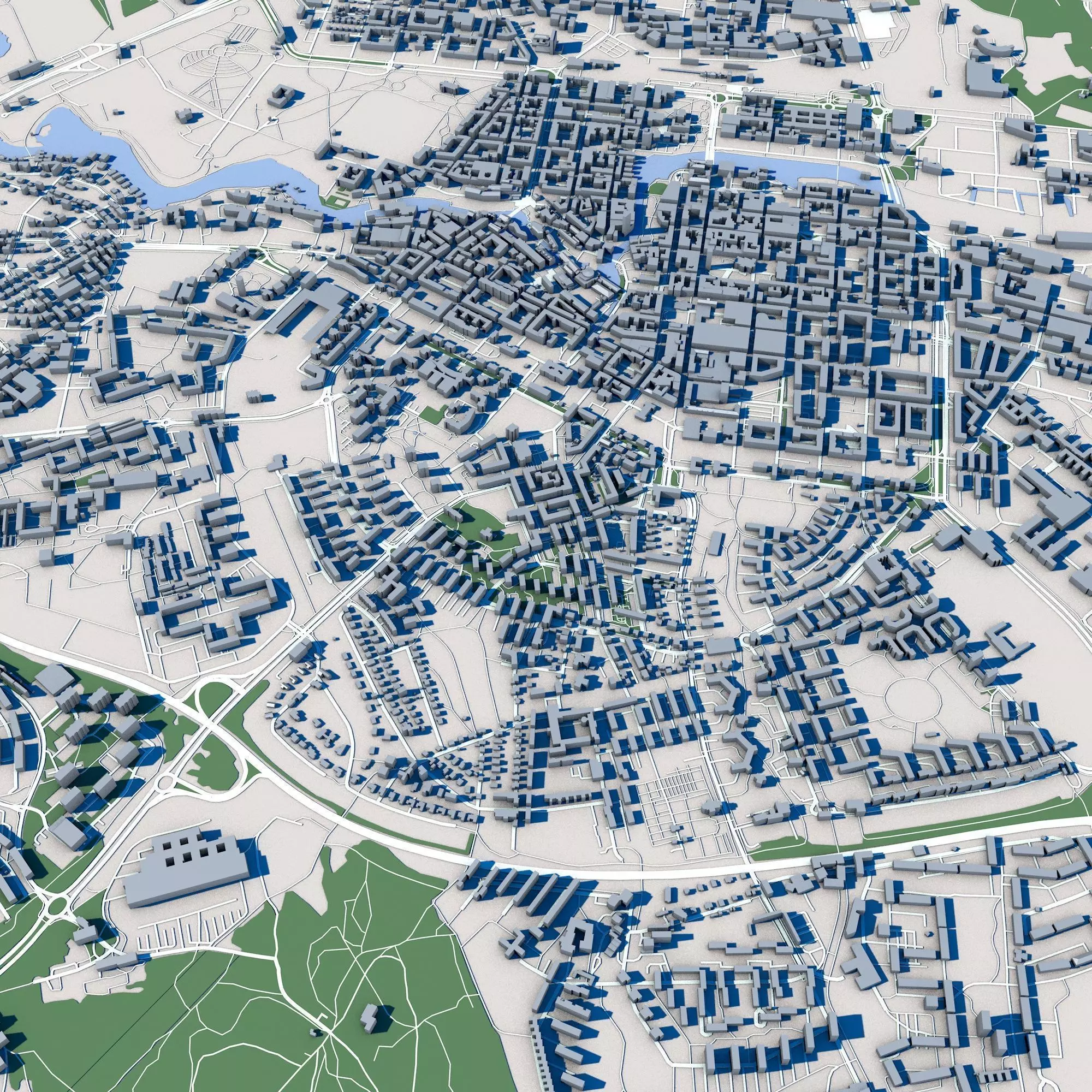 Norrkoping City Sweden 3D model_0