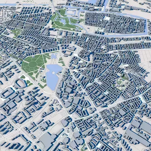 Malmo City Sweden 3D model