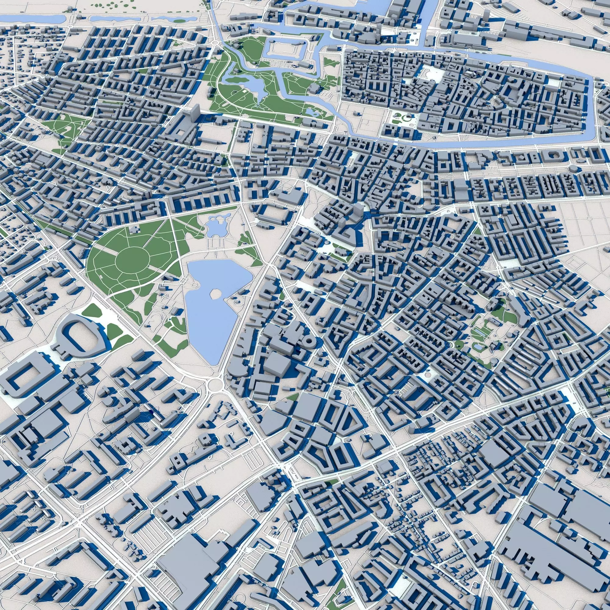 Malmo City Sweden 3D model_0