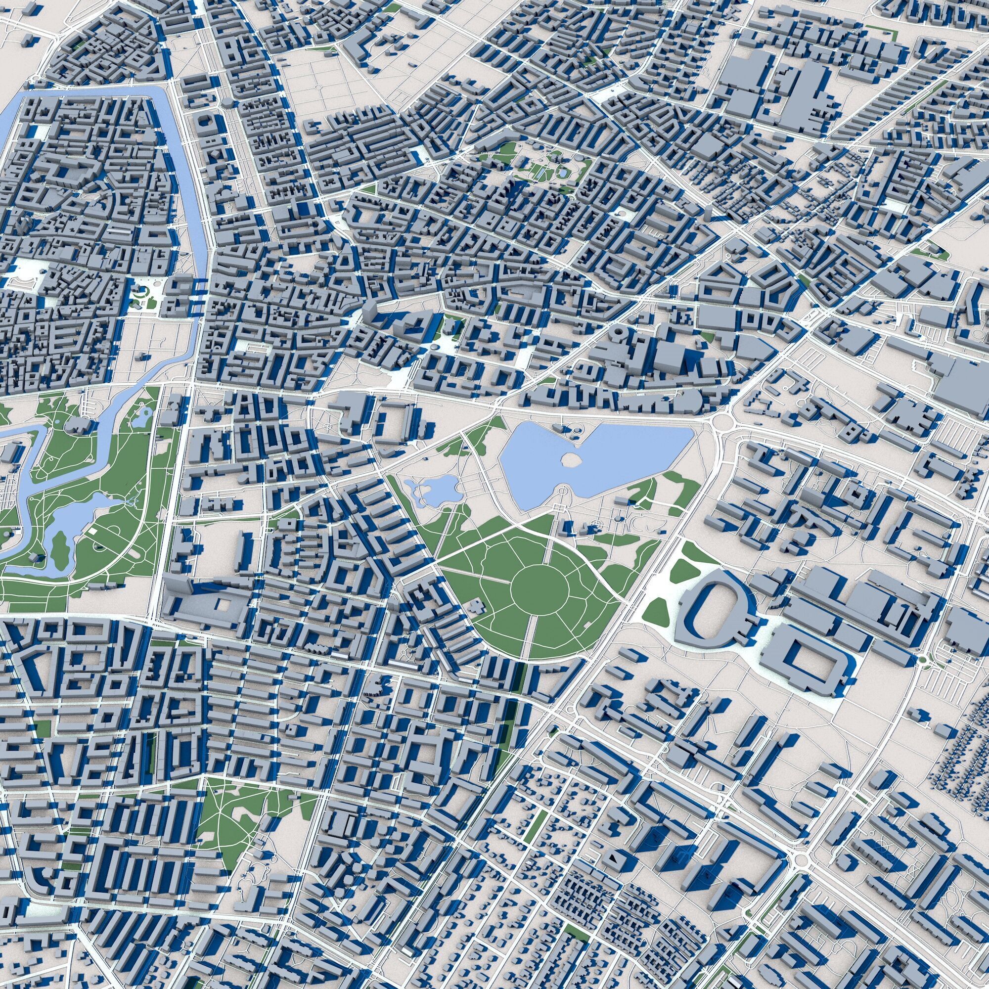 Malmo City Sweden 3D model_6