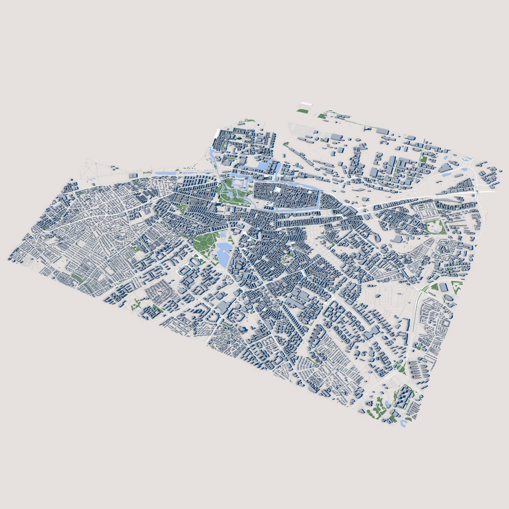Malmo City Sweden 3D model_1