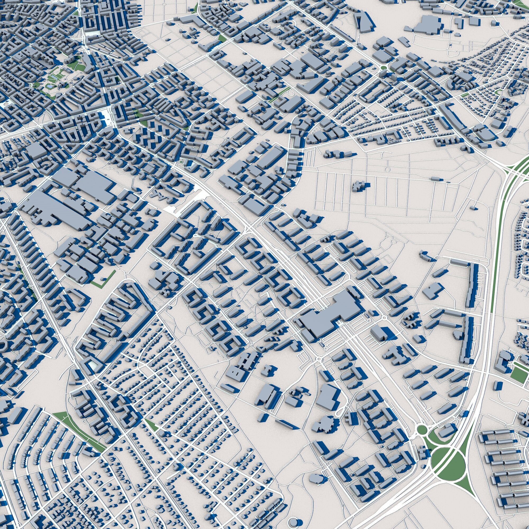 Malmo City Sweden 3D model_4