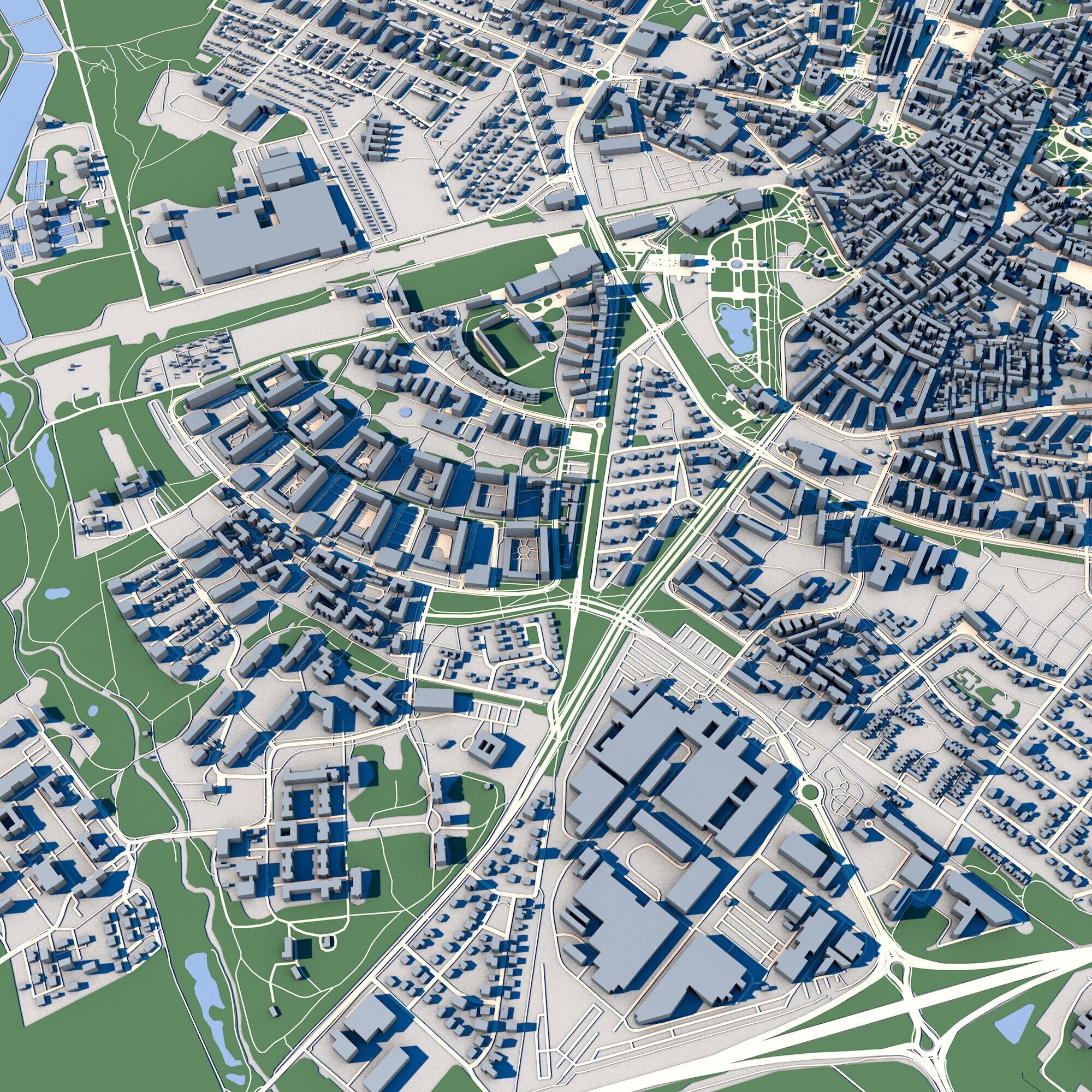 Lund City Sweden 3D model_8