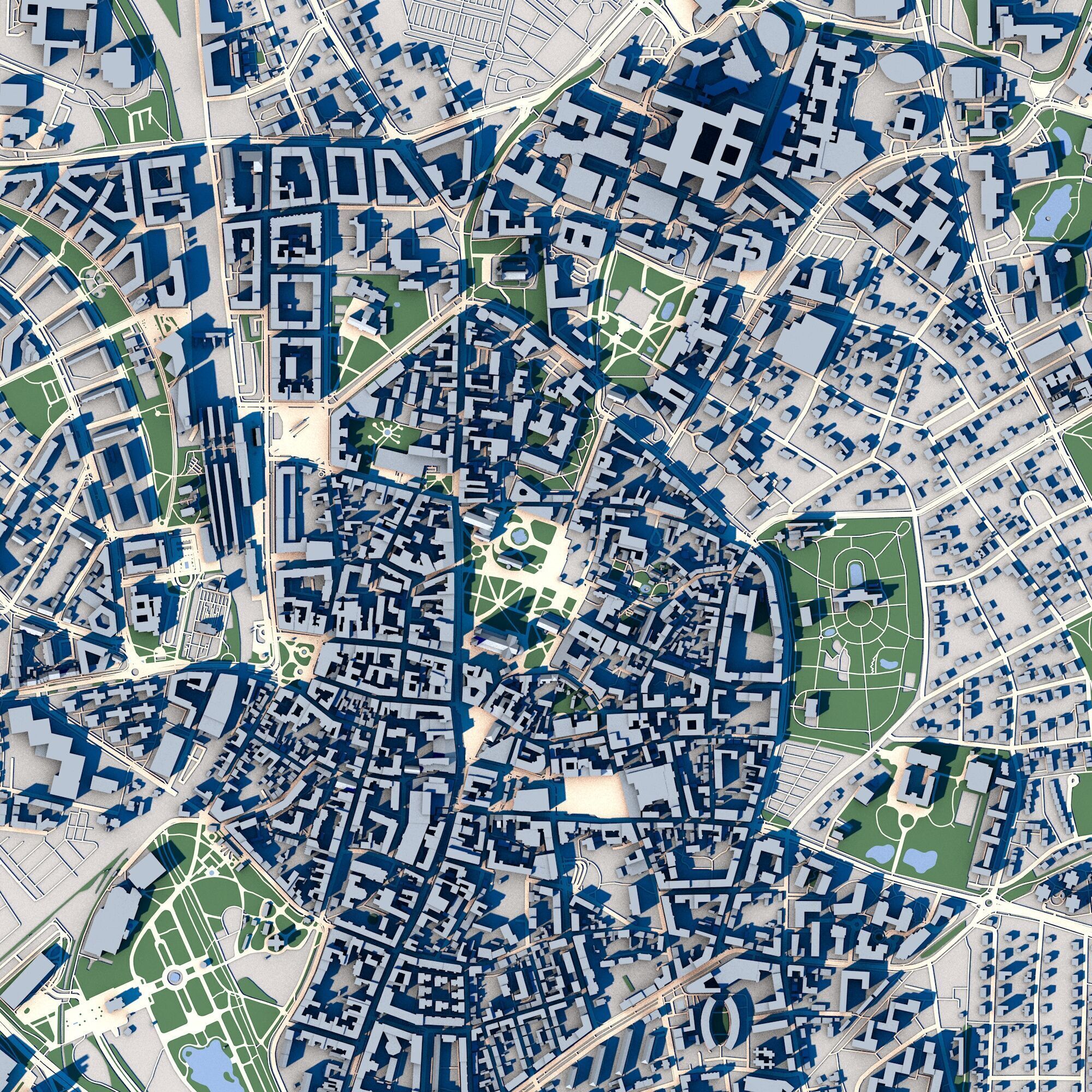 Lund City Sweden 3D model_3