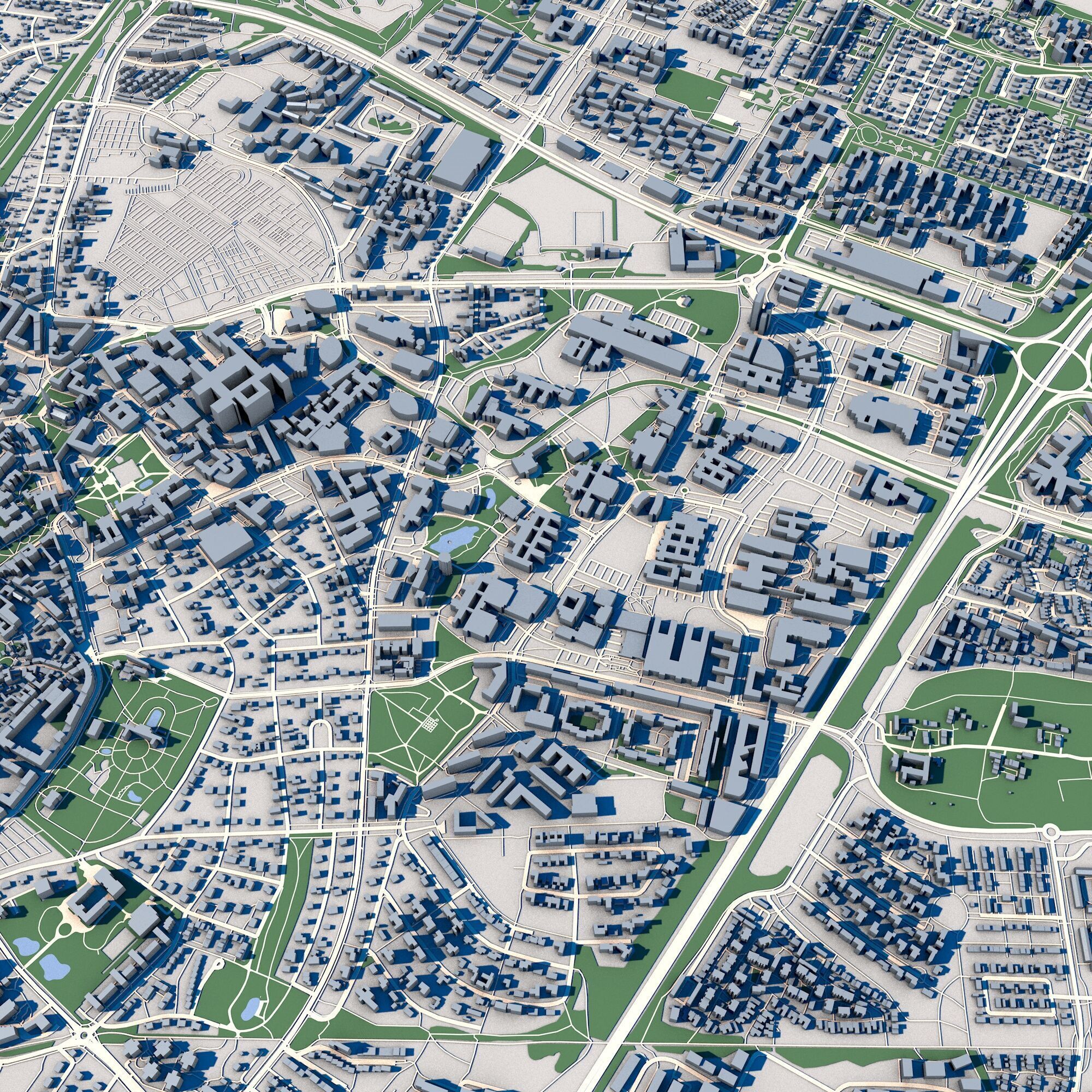 Lund City Sweden 3D model_6