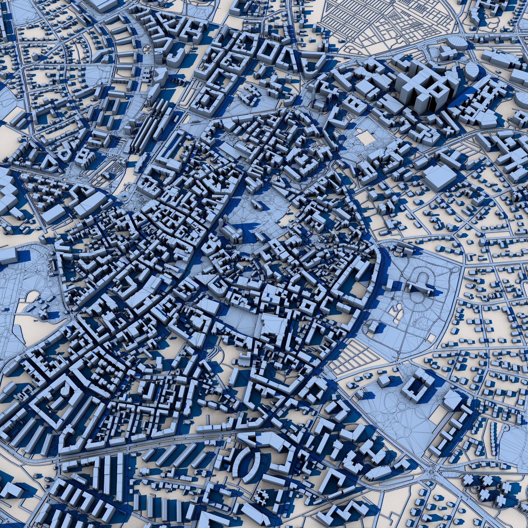 Lund City Sweden 3D model_9