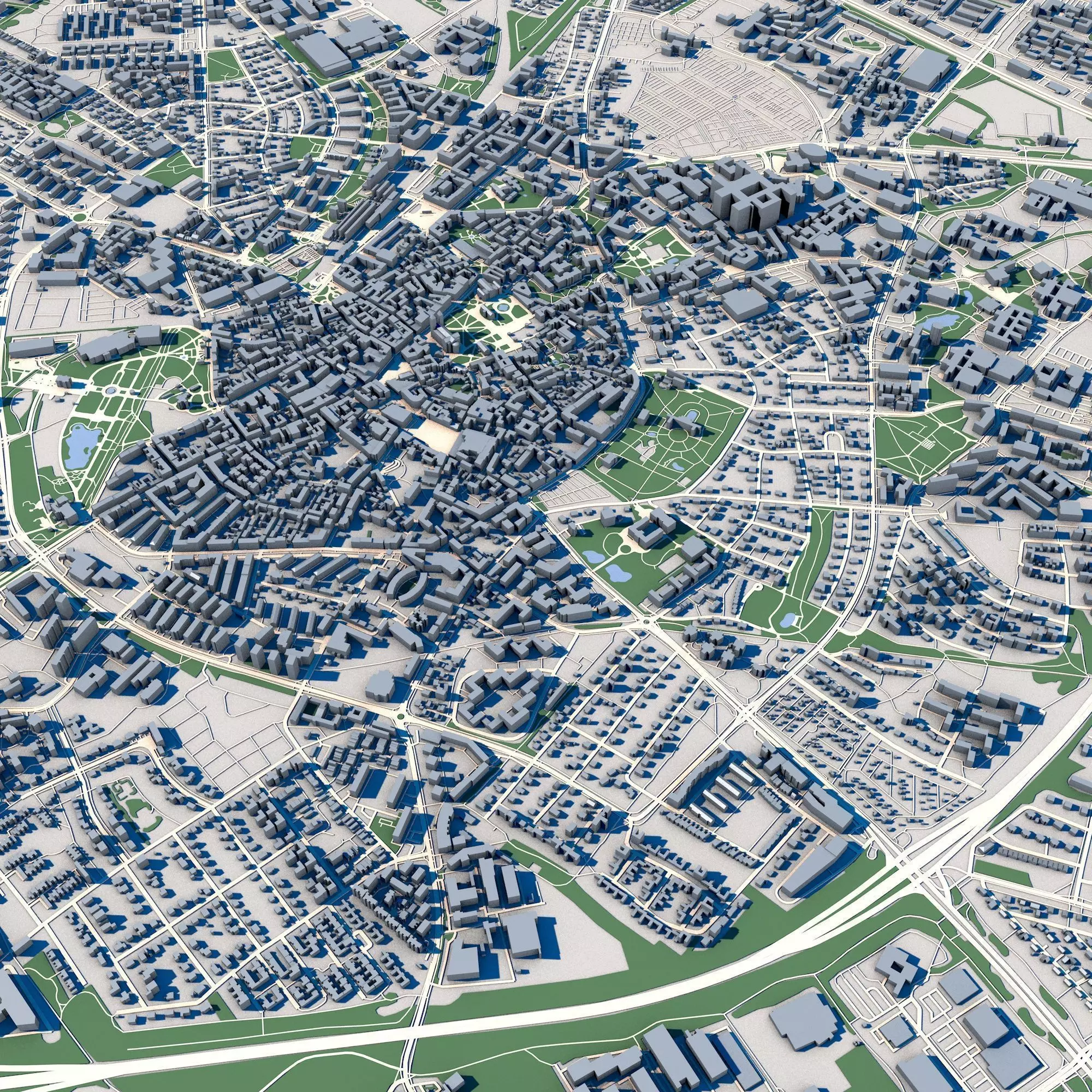Lund City Sweden 3D model_0