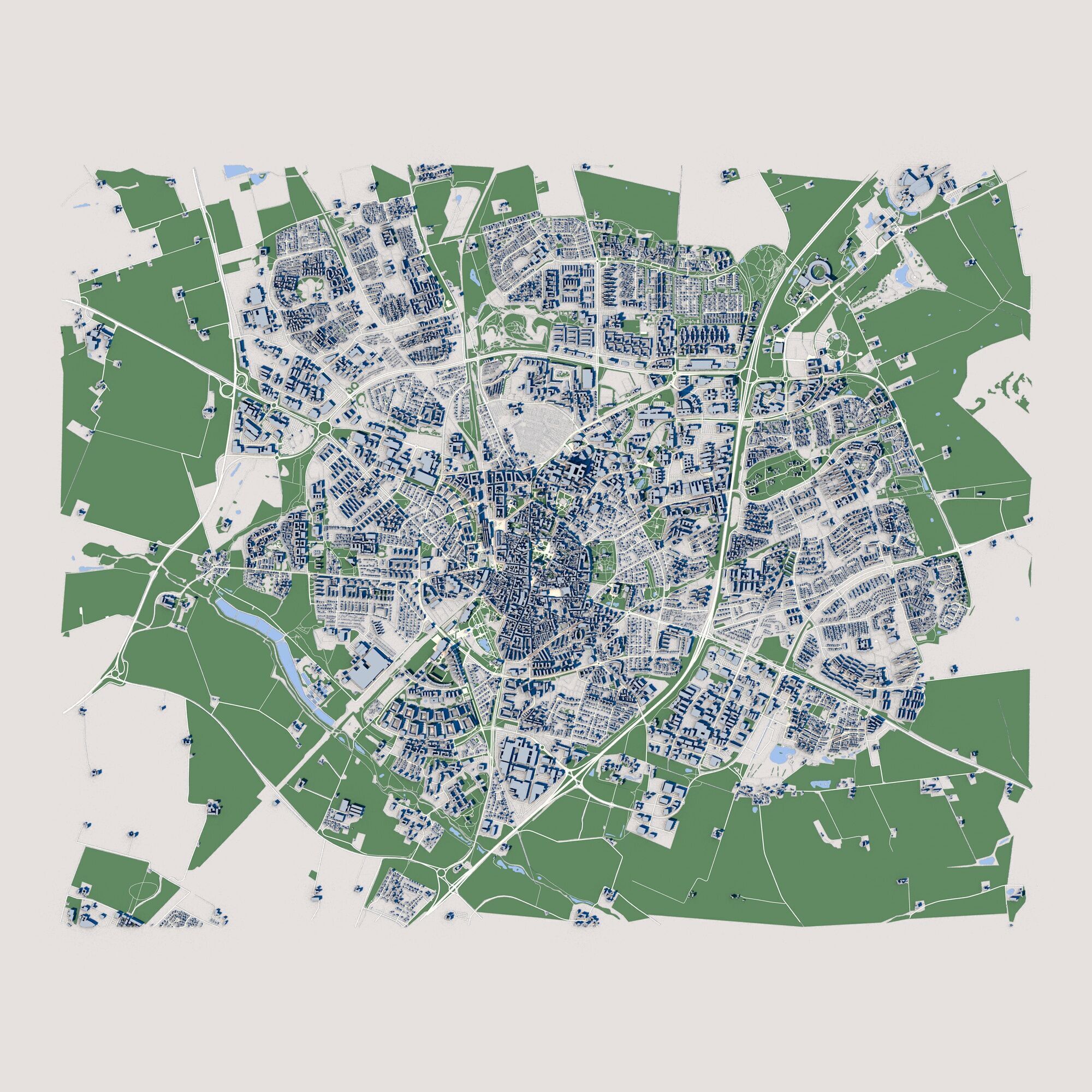 Lund City Sweden 3D model_2