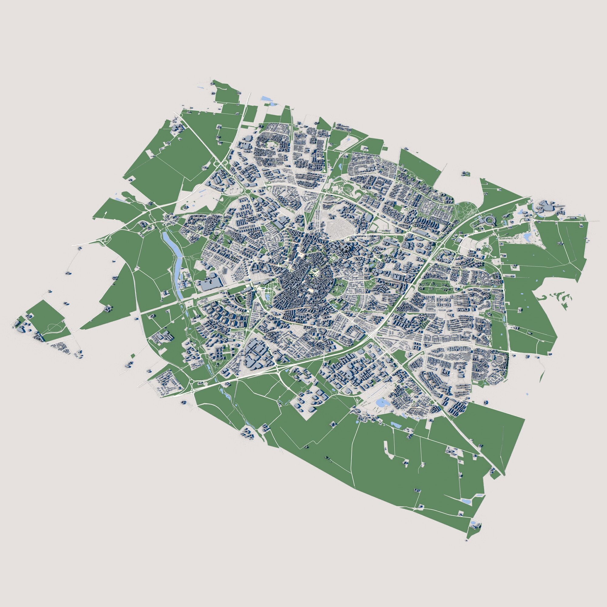 Lund City Sweden 3D model_1