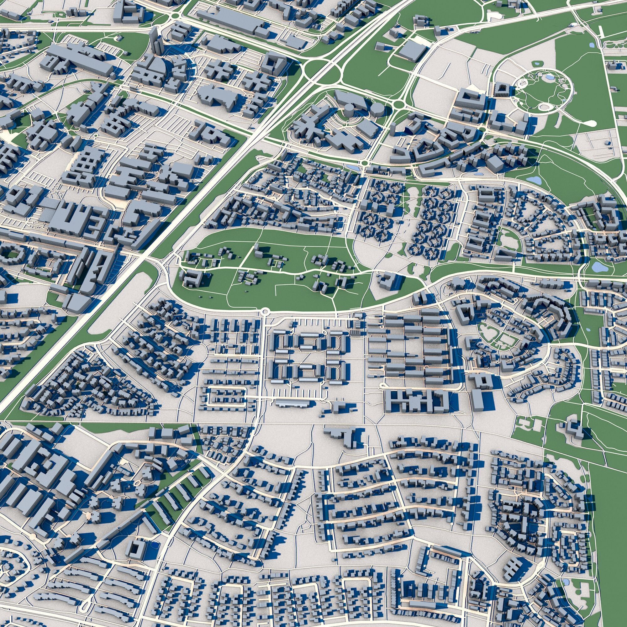Lund City Sweden 3D model_5