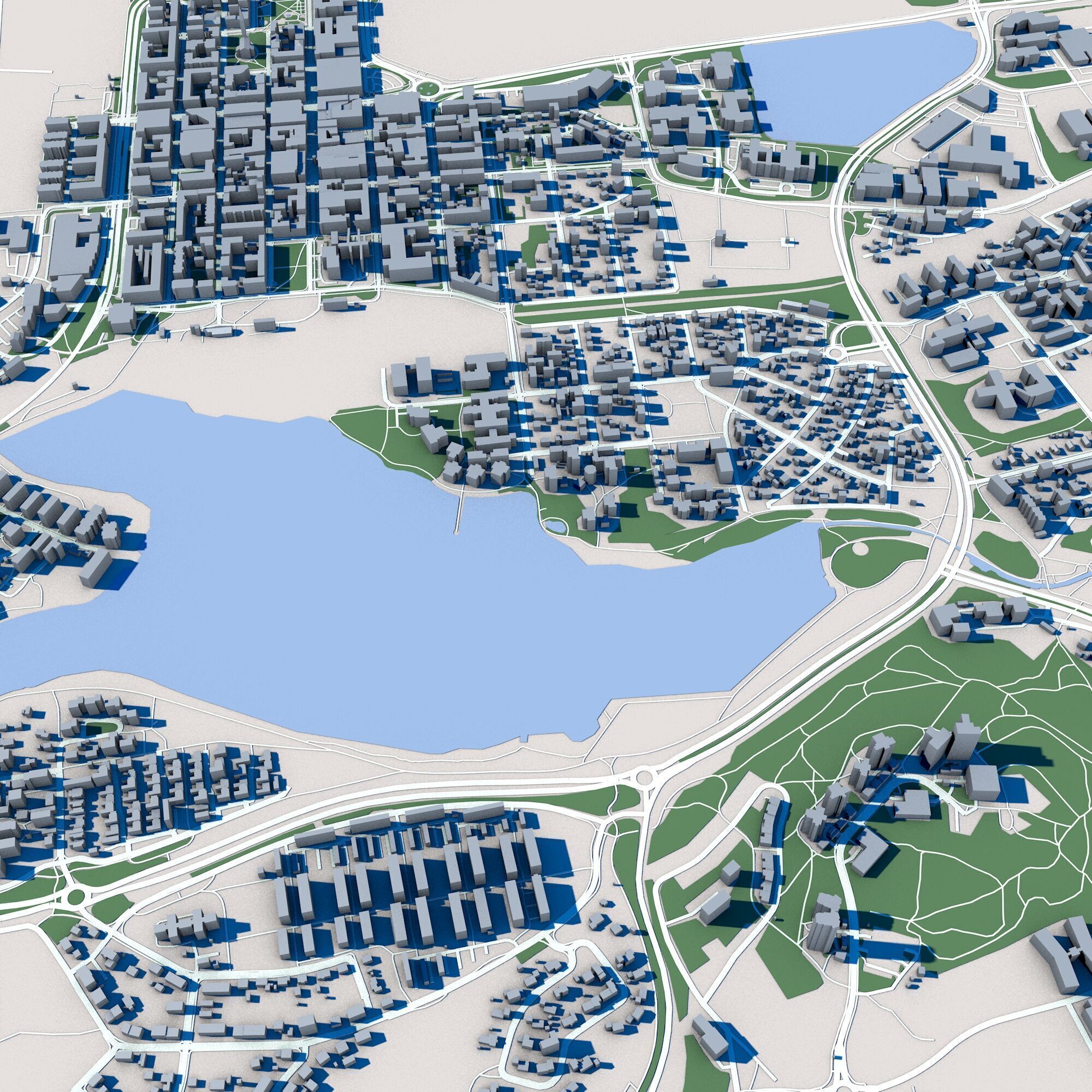 Lulea City Sweden 3D model_5