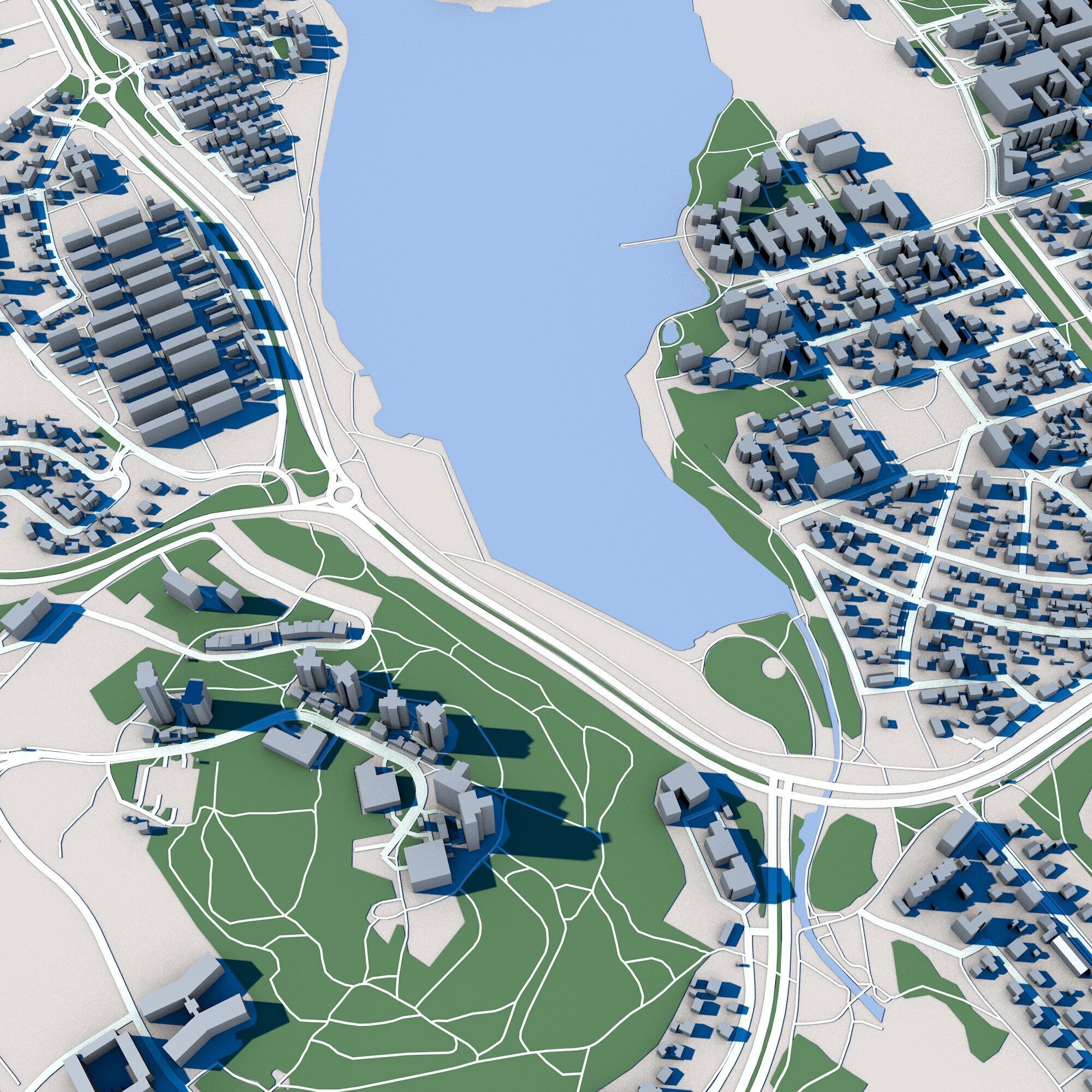 Lulea City Sweden 3D model_7