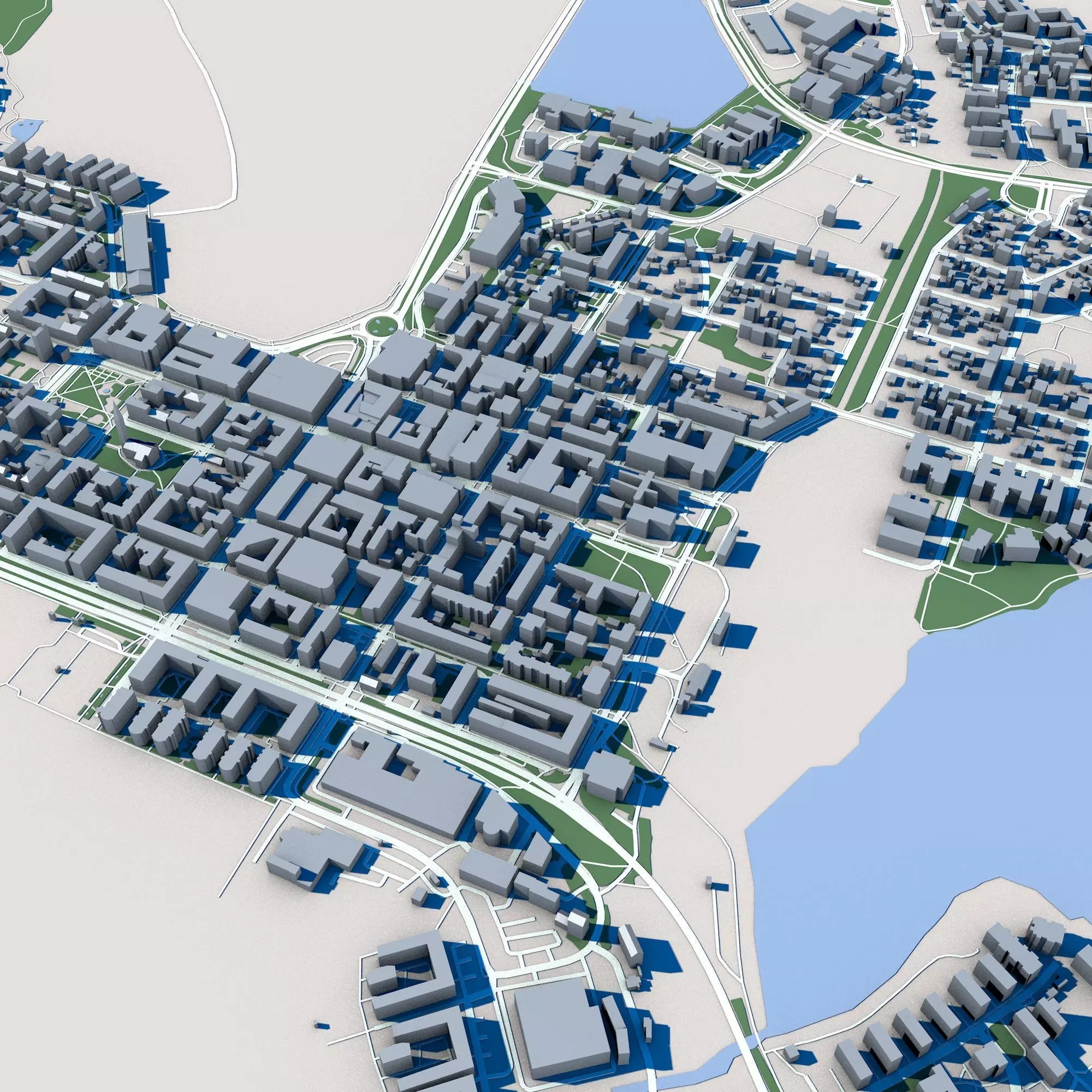 Lulea City Sweden 3D model_0