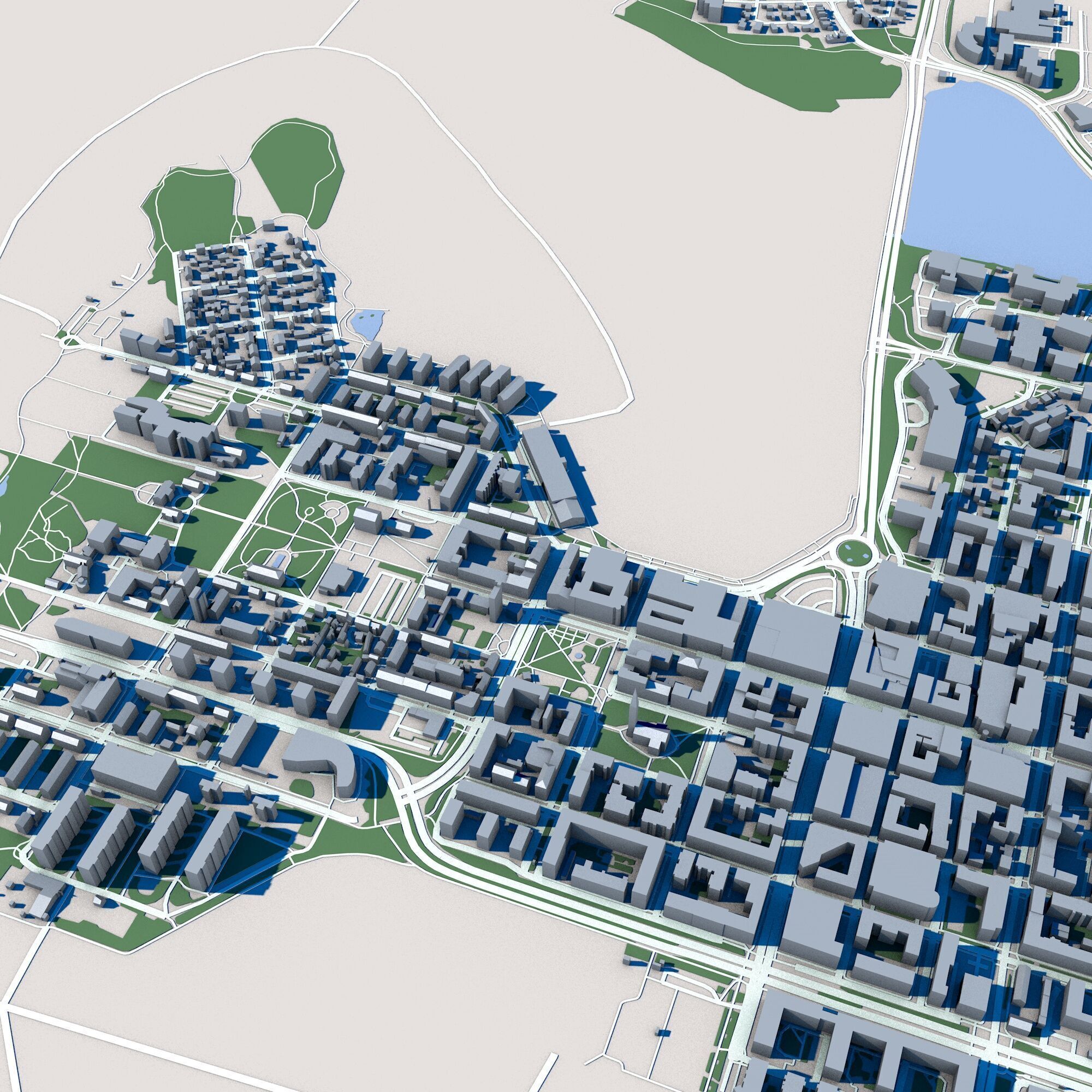 Lulea City Sweden 3D model_4