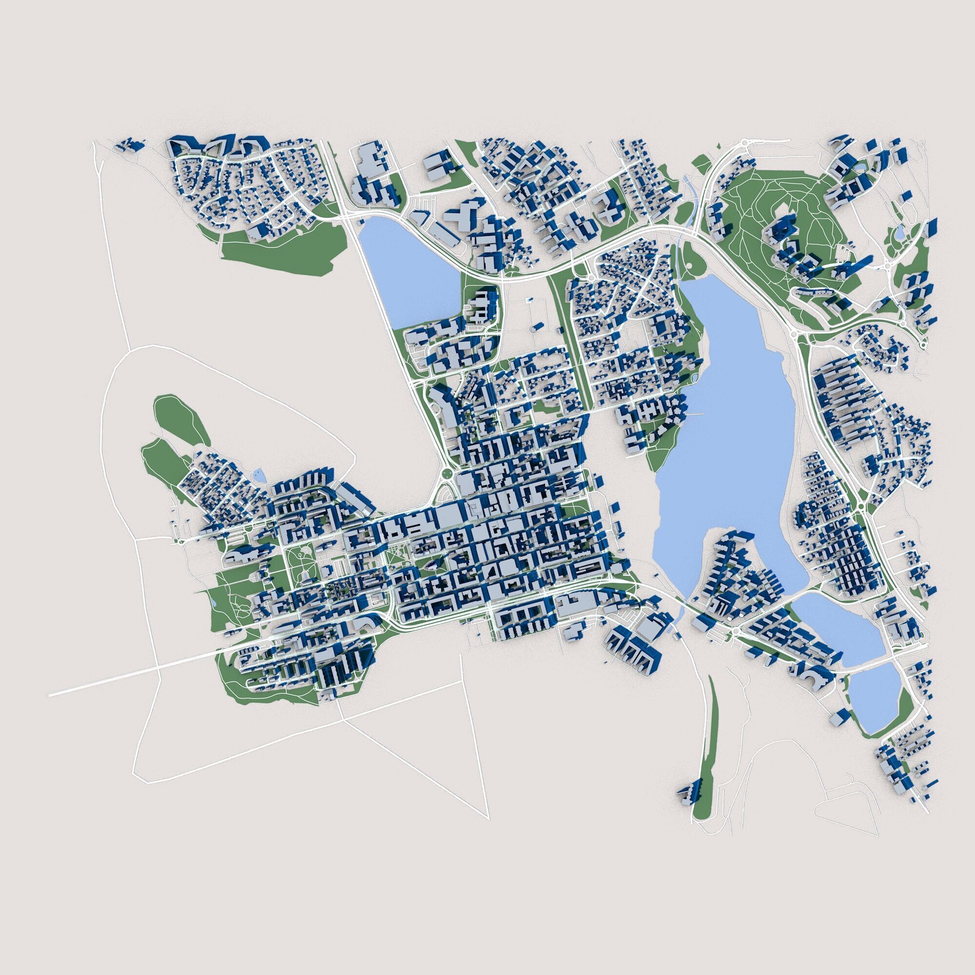 Lulea City Sweden 3D model_2