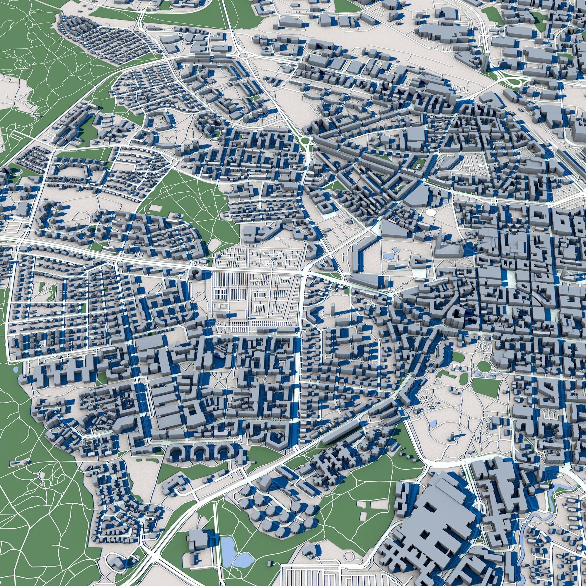 Linkoping City Sweden 3D model_5
