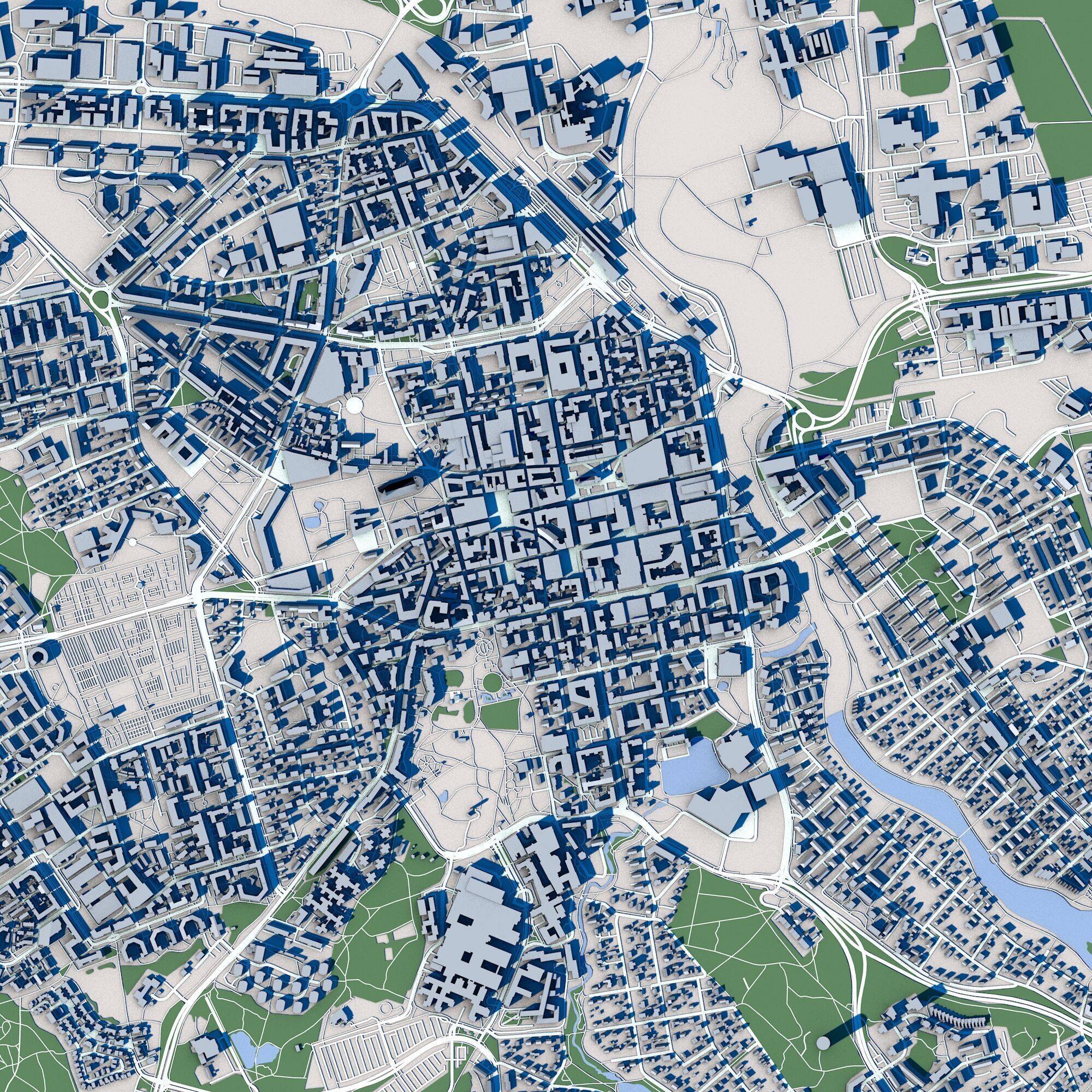 Linkoping City Sweden 3D model_3