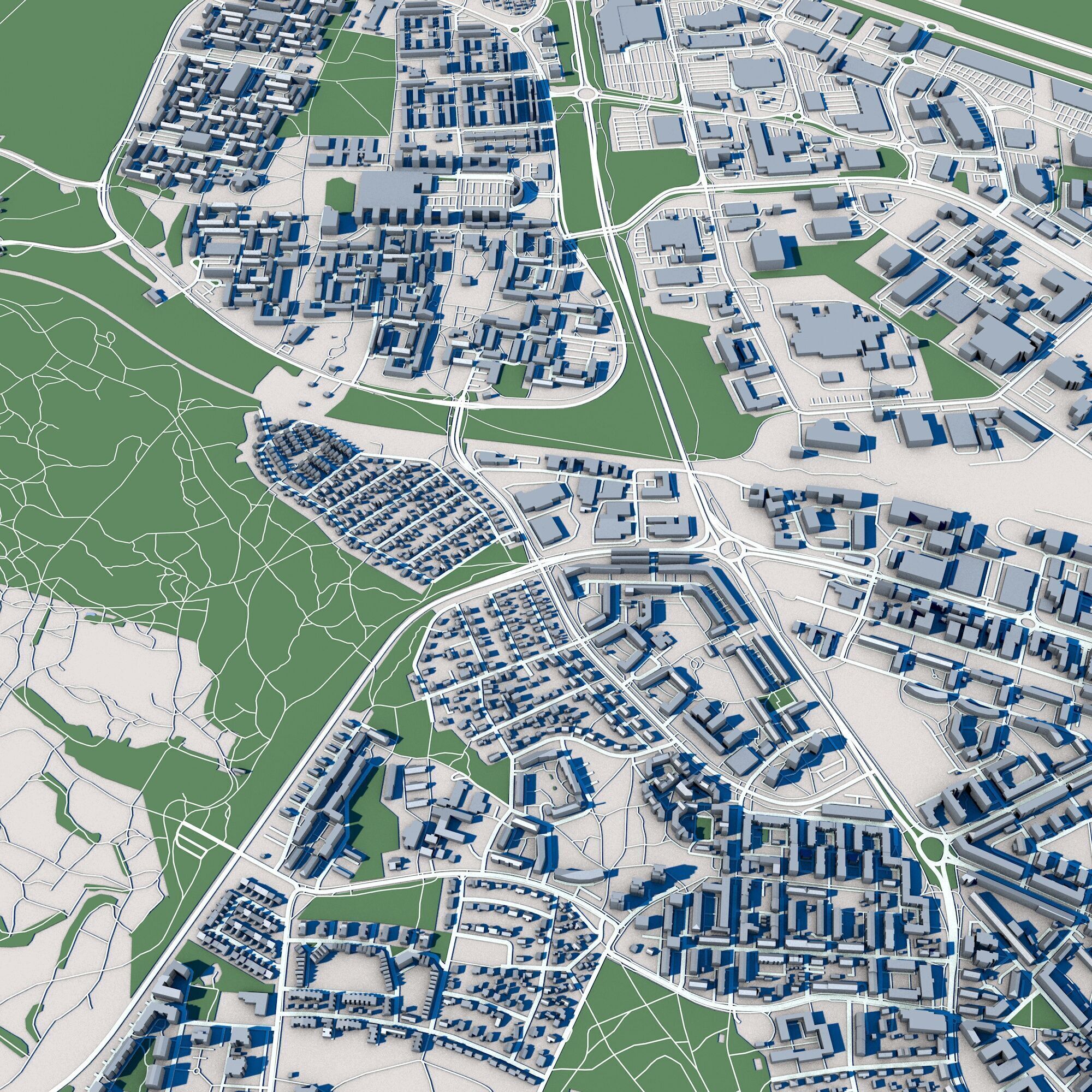 Linkoping City Sweden 3D model_6