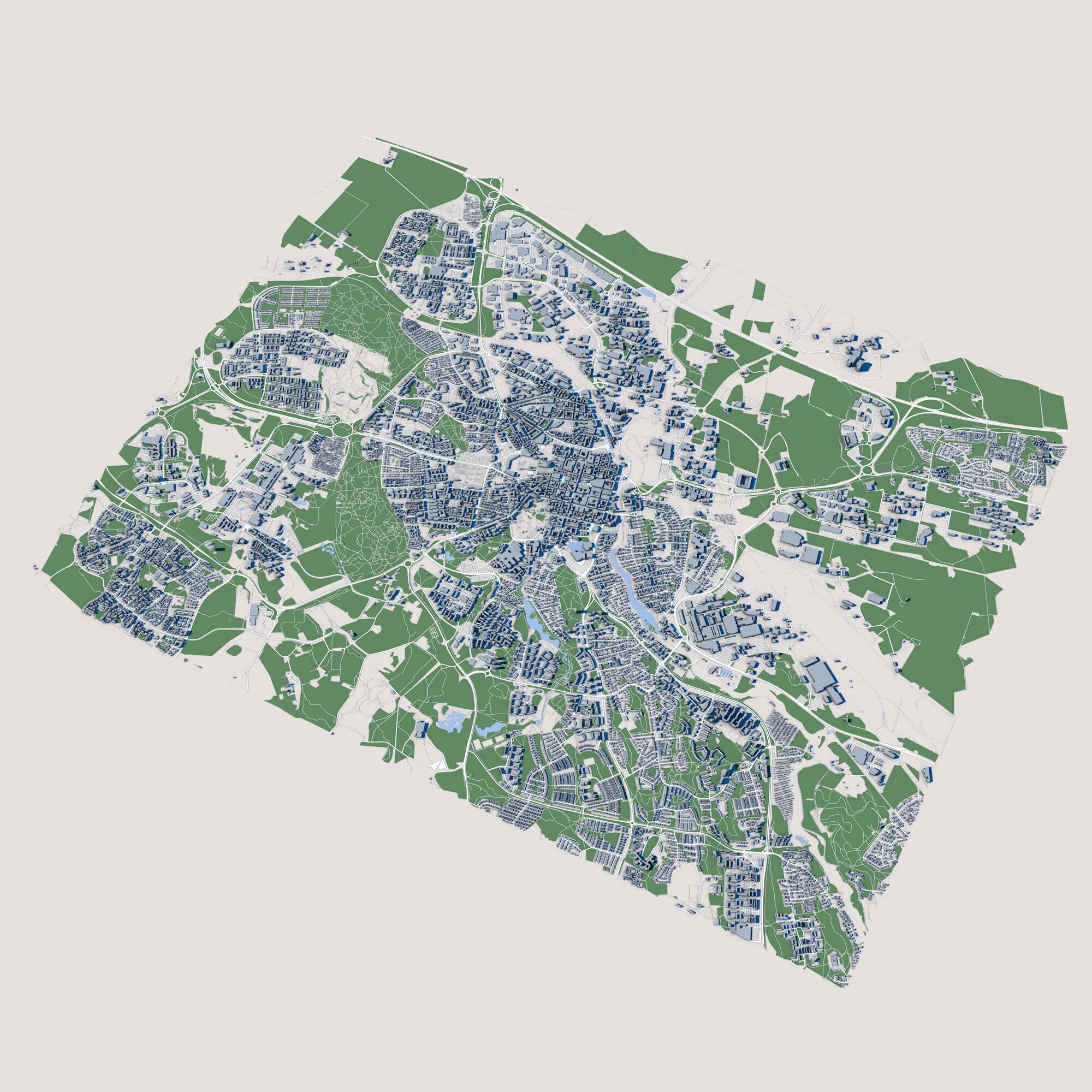 Linkoping City Sweden 3D model_1